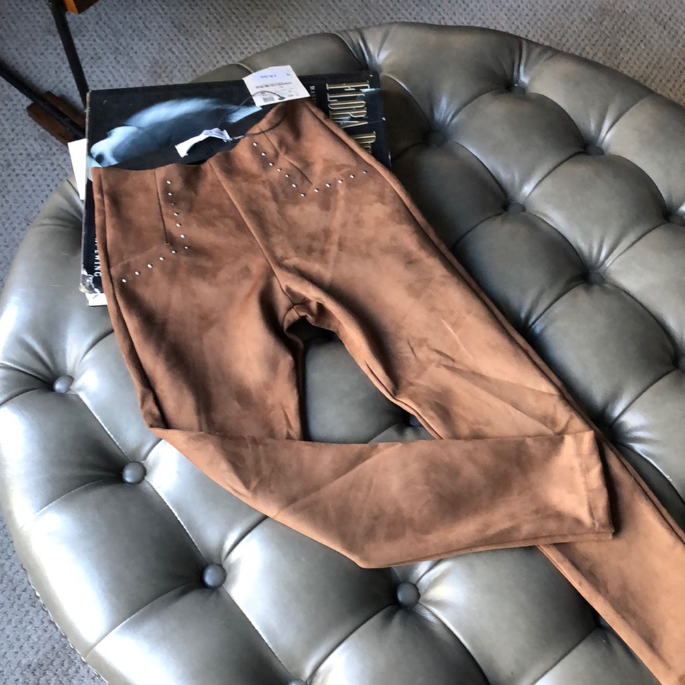 Zara size 8 girl’s Suede pants